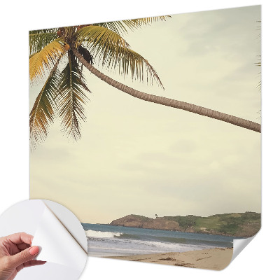 Peel and stick fototapet med motiv av ett tropiskt landskap