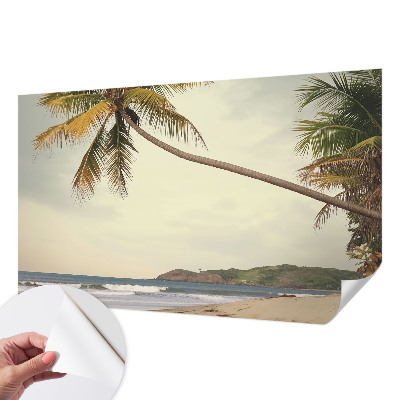 Peel and stick fototapet med motiv av ett tropiskt landskap