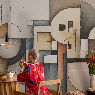 3D fototapet Geometrisk harmoni