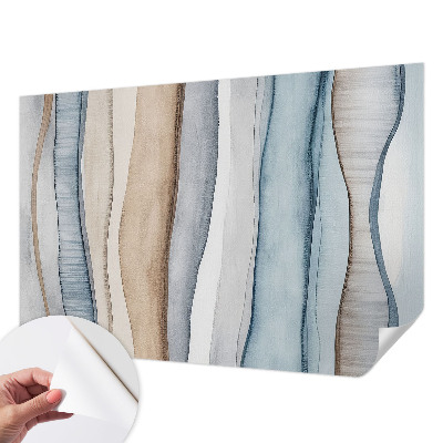 3D fototapet med abstrakta ränder