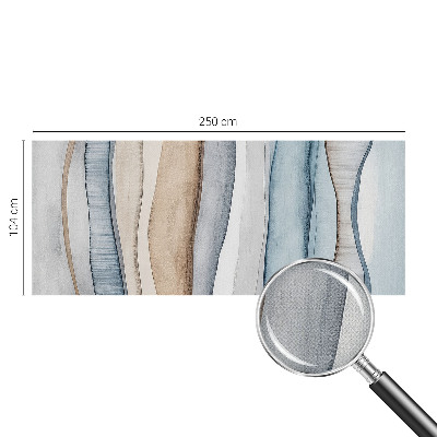 3D fototapet med abstrakta ränder