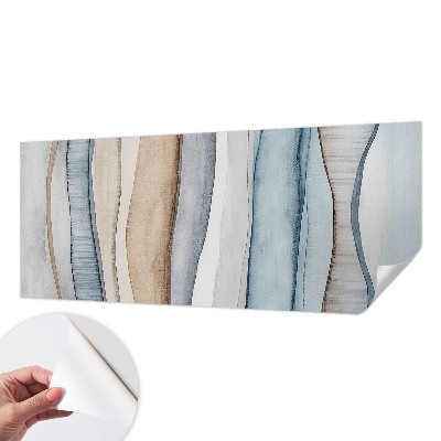 3D fototapet med abstrakta ränder