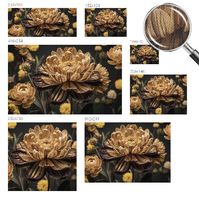 Fototapet barn Blommig elegans