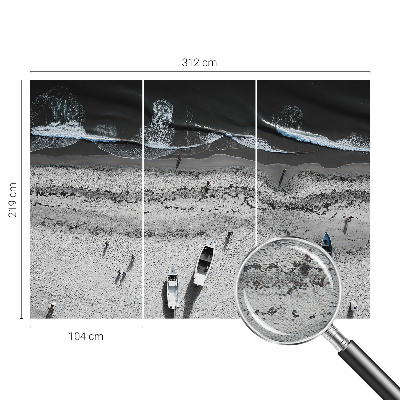 Fototapet barnrum Strandens lugn och ro