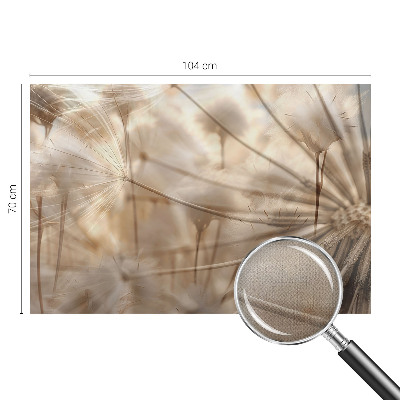 Självhäftande fototapet Subtila maskrosor