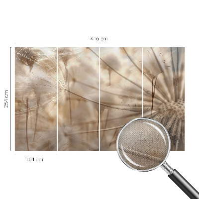 Självhäftande fototapet Subtila maskrosor