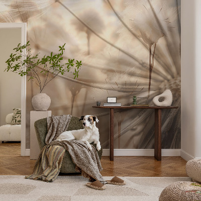 Självhäftande fototapet Subtila maskrosor