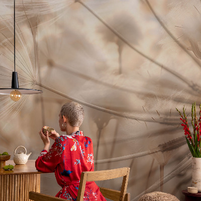 Självhäftande fototapet Subtila maskrosor