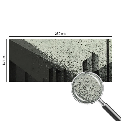 Självhäftande fotovägg Stadsgeometri