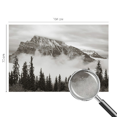 Peel and stick fototapet med motiv av bergslandskap