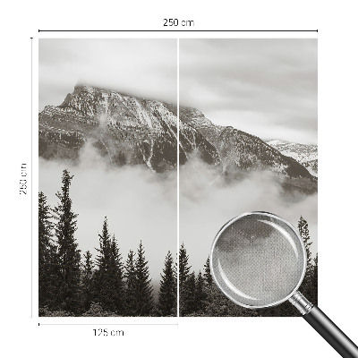 Peel and stick fototapet med motiv av bergslandskap