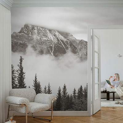Peel and stick fototapet med motiv av bergslandskap