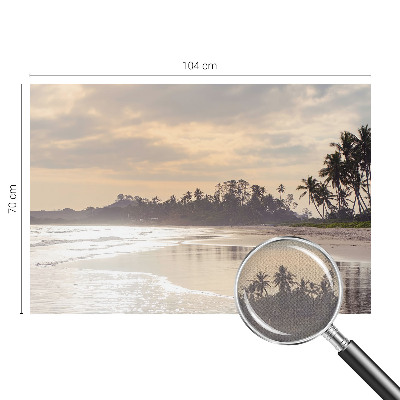 3D fototapet Strandmorgon