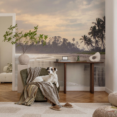 3D fototapet Strandmorgon