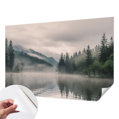 Fototapet för barn med en atmosfärisk sjö som motiv