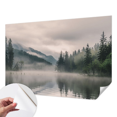 Fototapet för barn med en atmosfärisk sjö som motiv