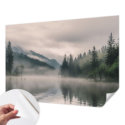 Fototapet för barn med en atmosfärisk sjö som motiv