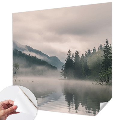 Fototapet för barn med en atmosfärisk sjö som motiv