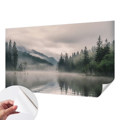 Fototapet för barn med en atmosfärisk sjö som motiv