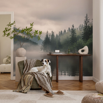 Fototapet för barn med en atmosfärisk sjö som motiv