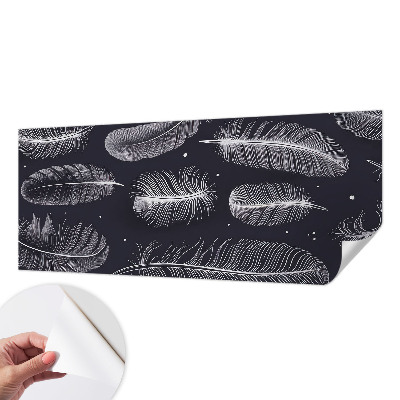 Självhäftande fotovägg Subtila fjädrar