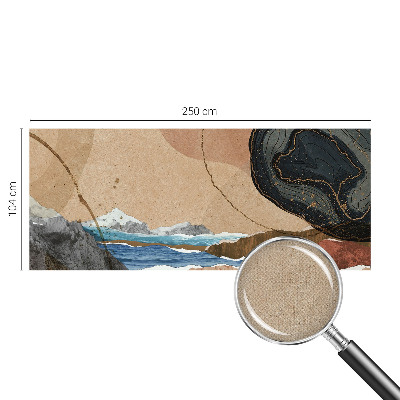 Fototapet barn Abstrakt landskap