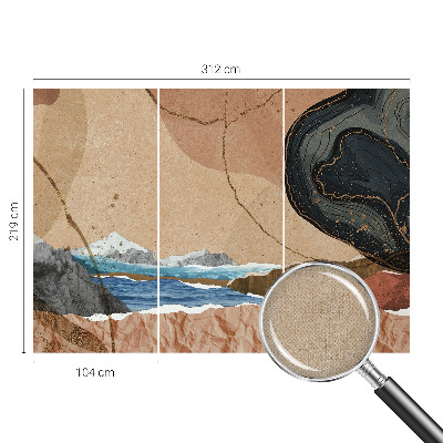 Fototapet barn Abstrakt landskap