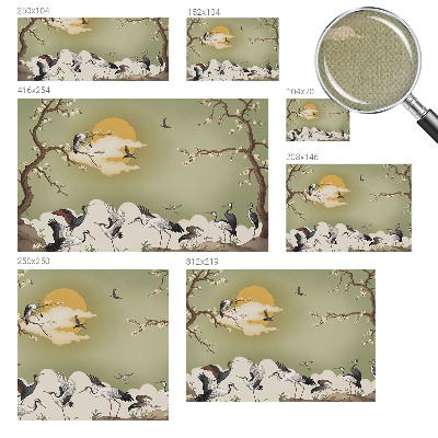Fototapet barnrum med en elegant naturinspirerad design