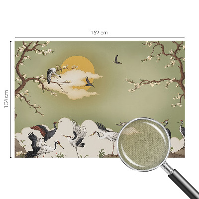 Fototapet barnrum med en elegant naturinspirerad design