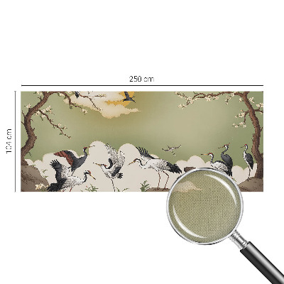 Fototapet barnrum med en elegant naturinspirerad design