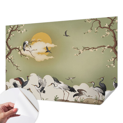 Fototapet barnrum med en elegant naturinspirerad design