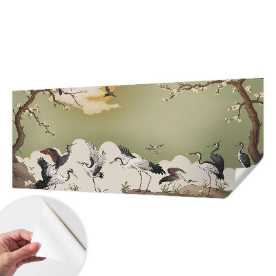 Fototapet barnrum med en elegant naturinspirerad design