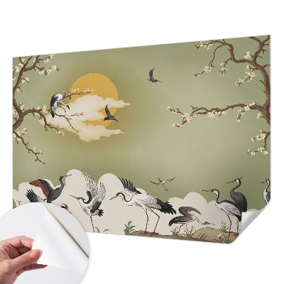 Fototapet barnrum med en elegant naturinspirerad design