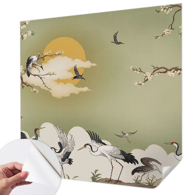Fototapet barnrum med en elegant naturinspirerad design
