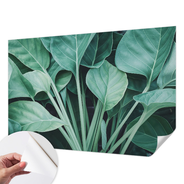 Fototapet för barn med grön naturdesign