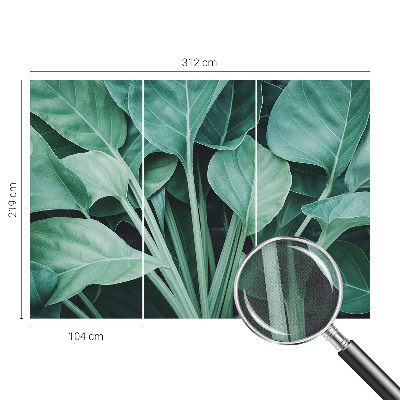 Fototapet för barn med grön naturdesign