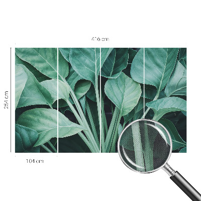 Fototapet för barn med grön naturdesign
