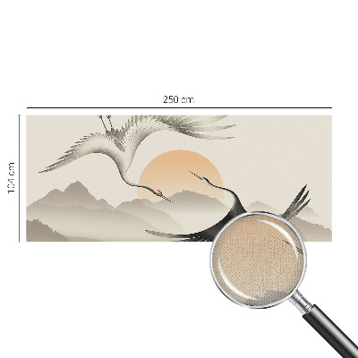 Självhäftande fototapet Östra kranar