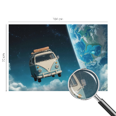 Självhäftande fotovägg Rymdresor