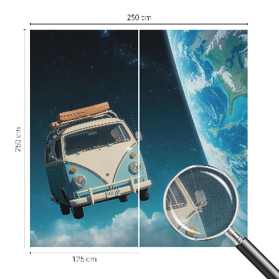 Självhäftande fotovägg Rymdresor