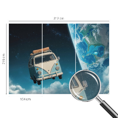 Självhäftande fotovägg Rymdresor