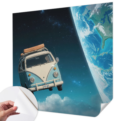 Självhäftande fotovägg Rymdresor