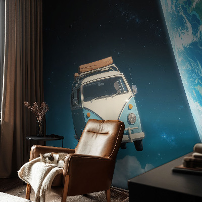 Självhäftande fotovägg Rymdresor