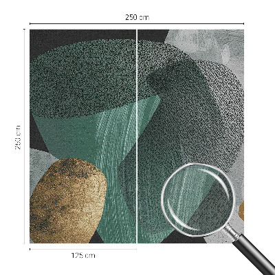 Fototapet barn med abstrakt geometriskt mönster