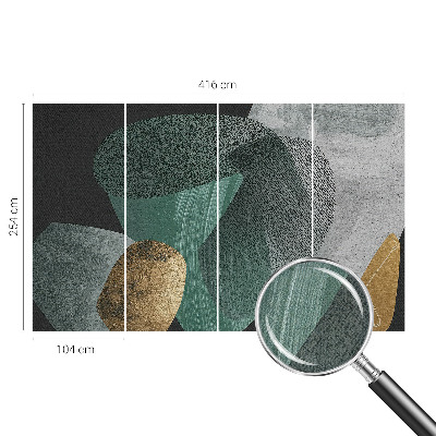 Fototapet barn med abstrakt geometriskt mönster