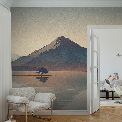 Fototapet för barn Bergslandskap