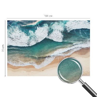 Självhäftande fototapet Havsvågor