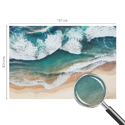 Självhäftande fototapet Havsvågor