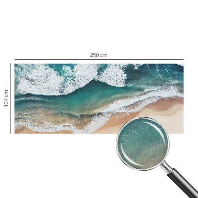 Självhäftande fototapet Havsvågor