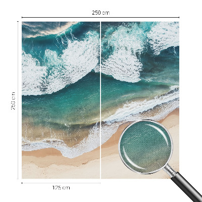 Självhäftande fototapet Havsvågor